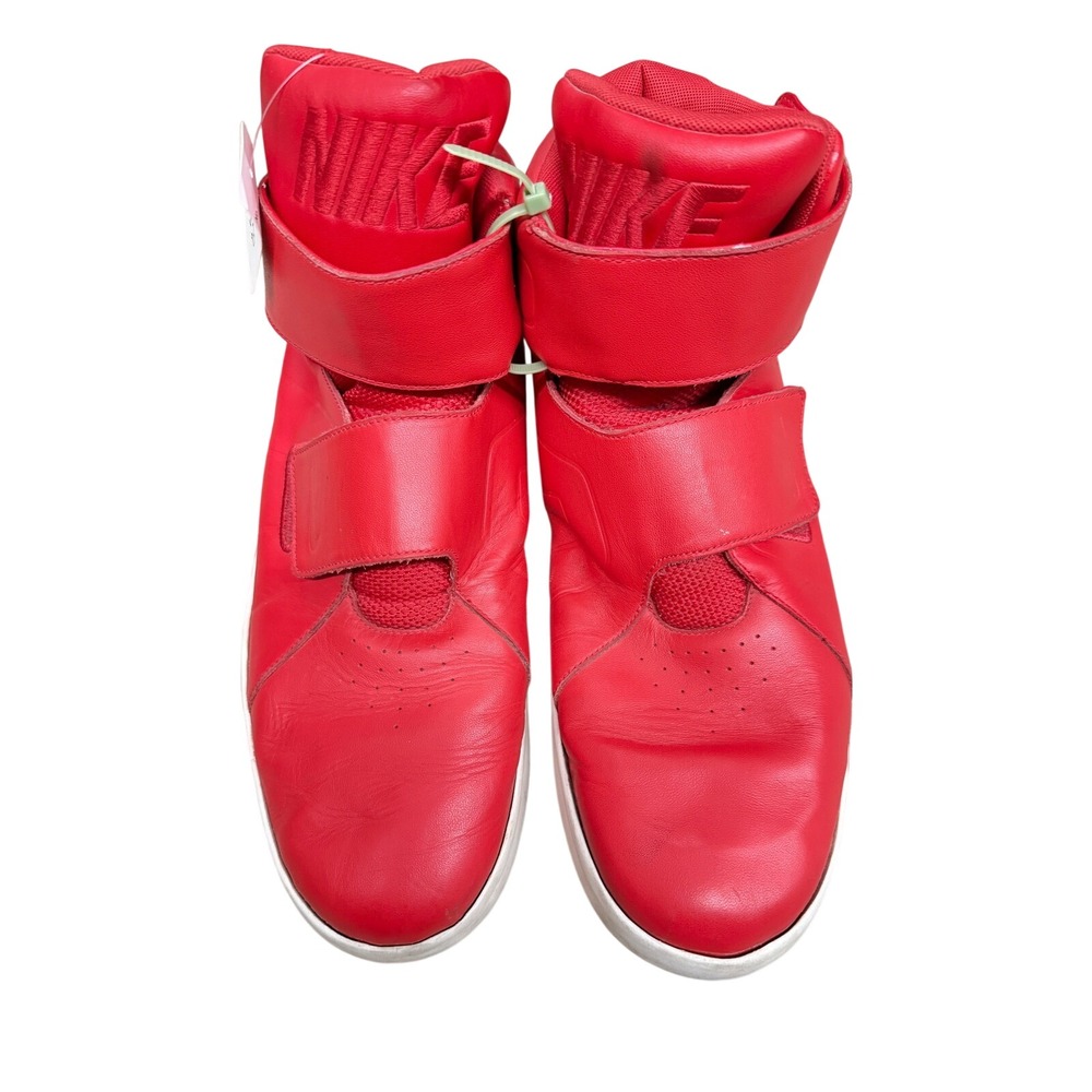 Nike Marxman High Top Mens Size 13 Red Good Laceless Dual Strap 832764-600